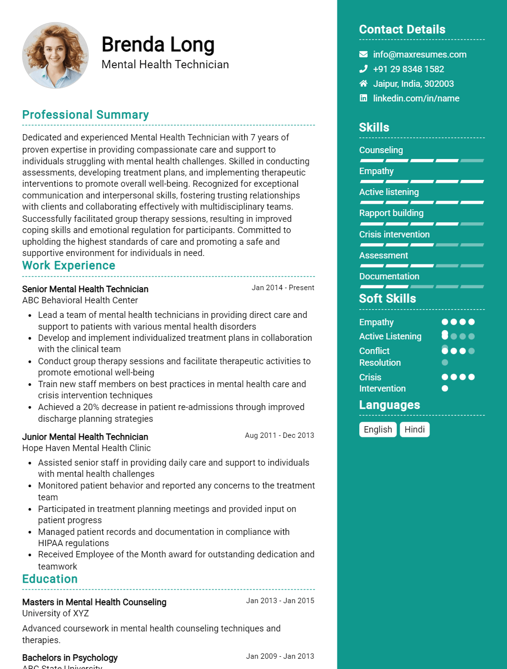technician-resume-sample