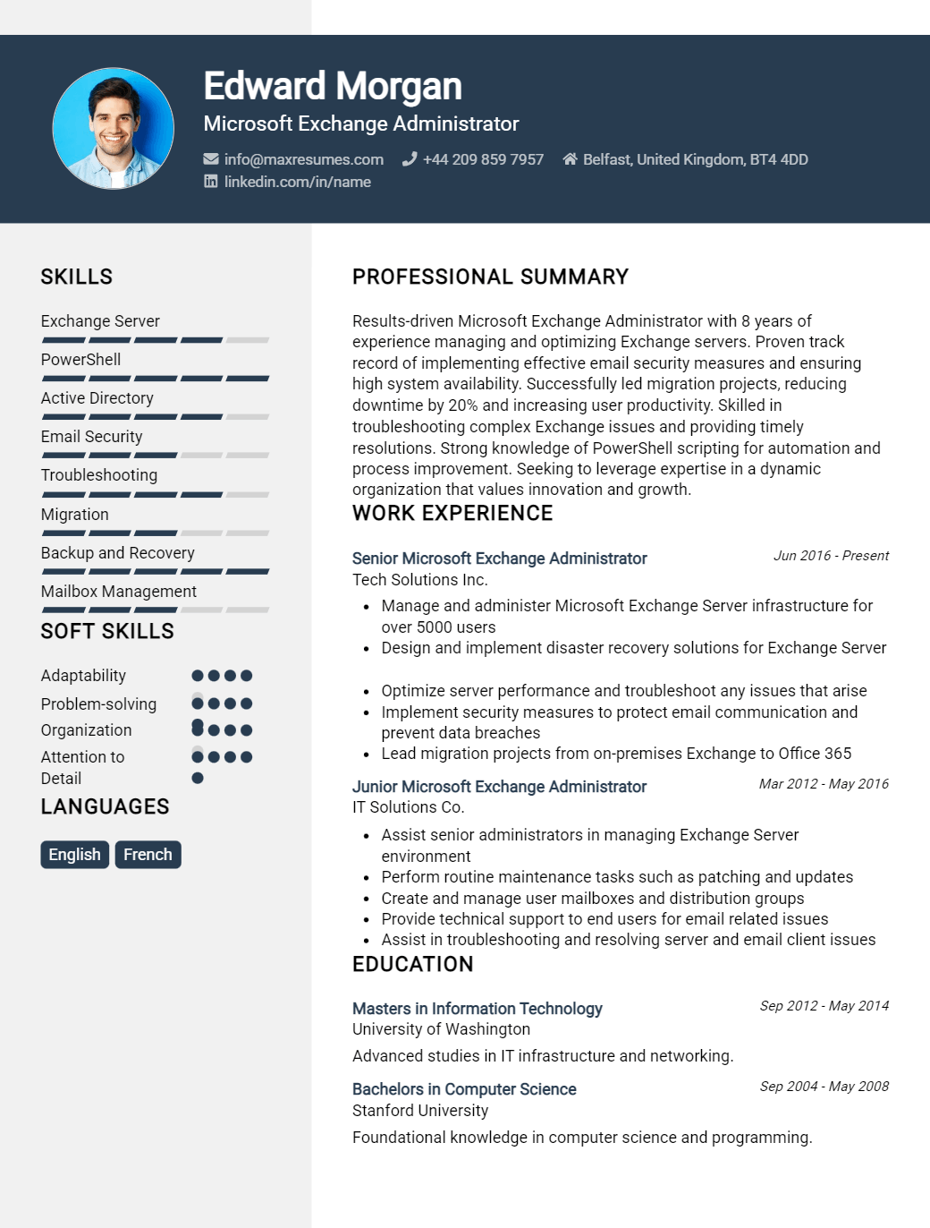 microsoft-exchange-administrator-resume-sample