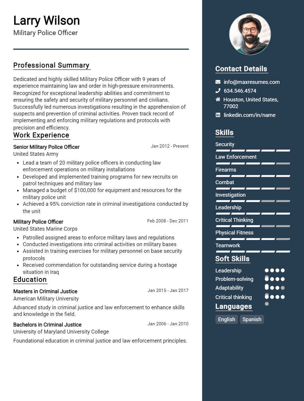 police-officer-resume-sample