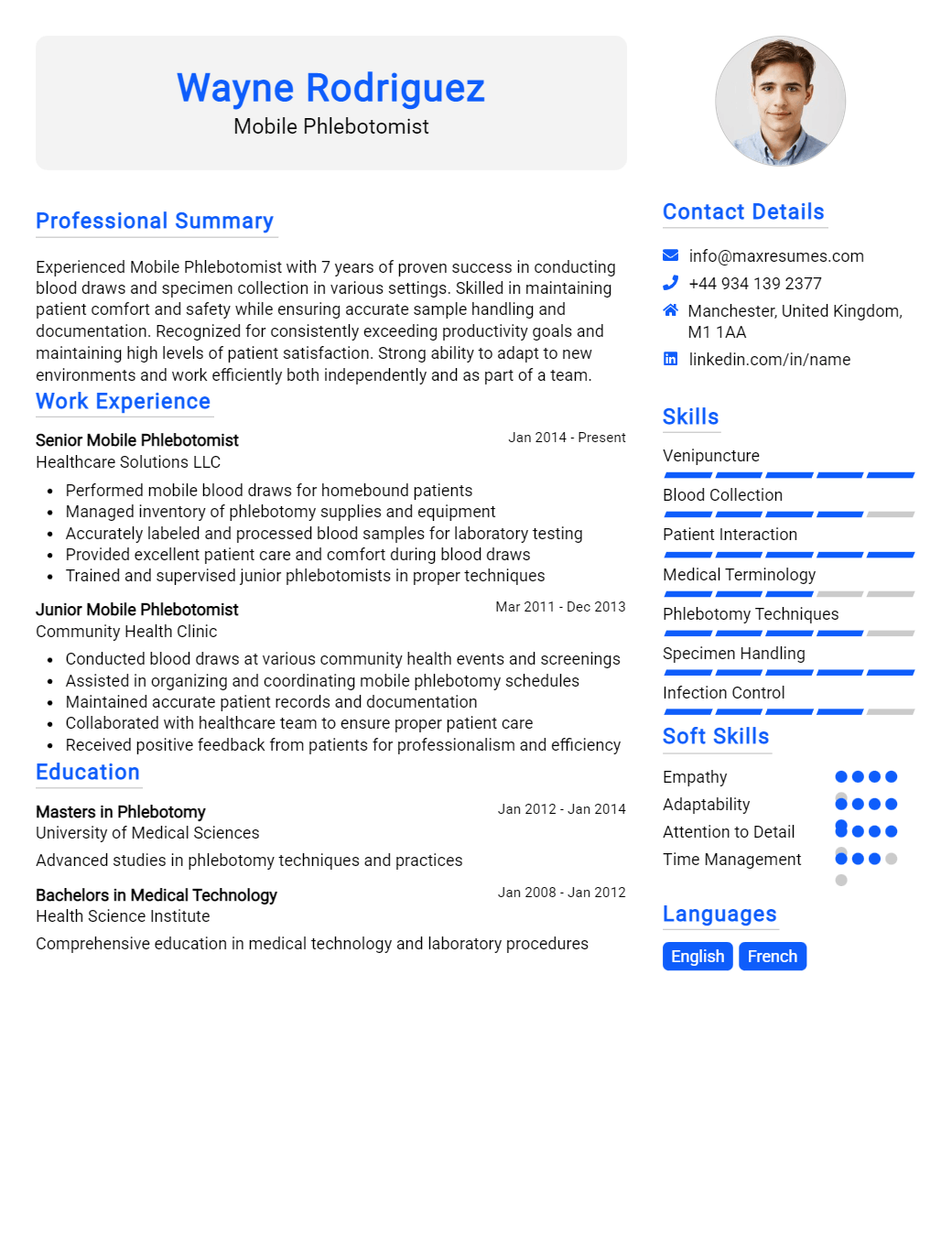 mobile-phlebotomist-resume-sample