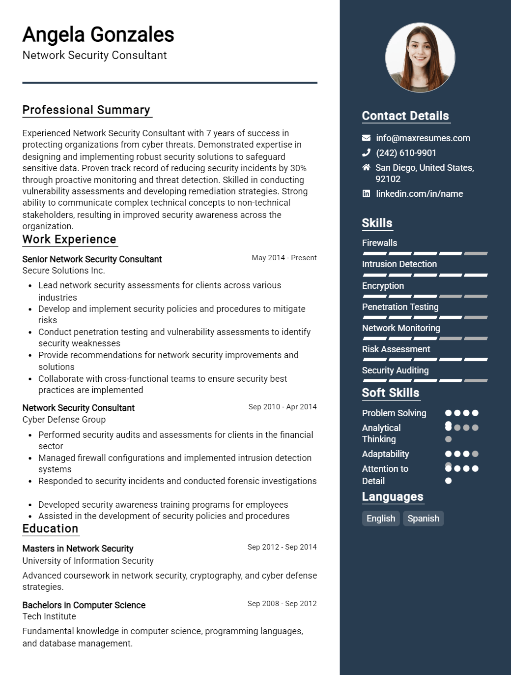 network-security-consultant-resume-sample