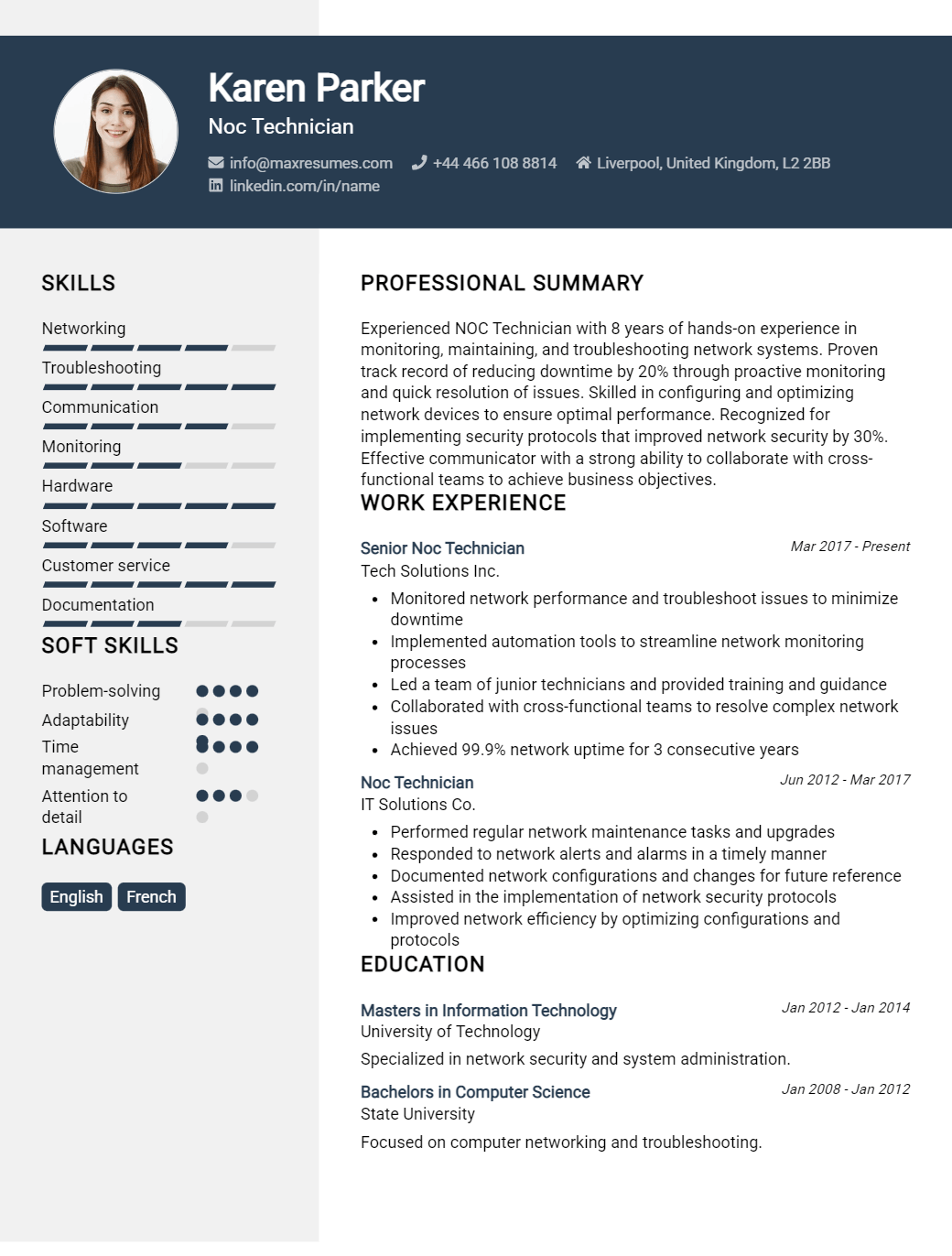 noc-technician-resume-sample