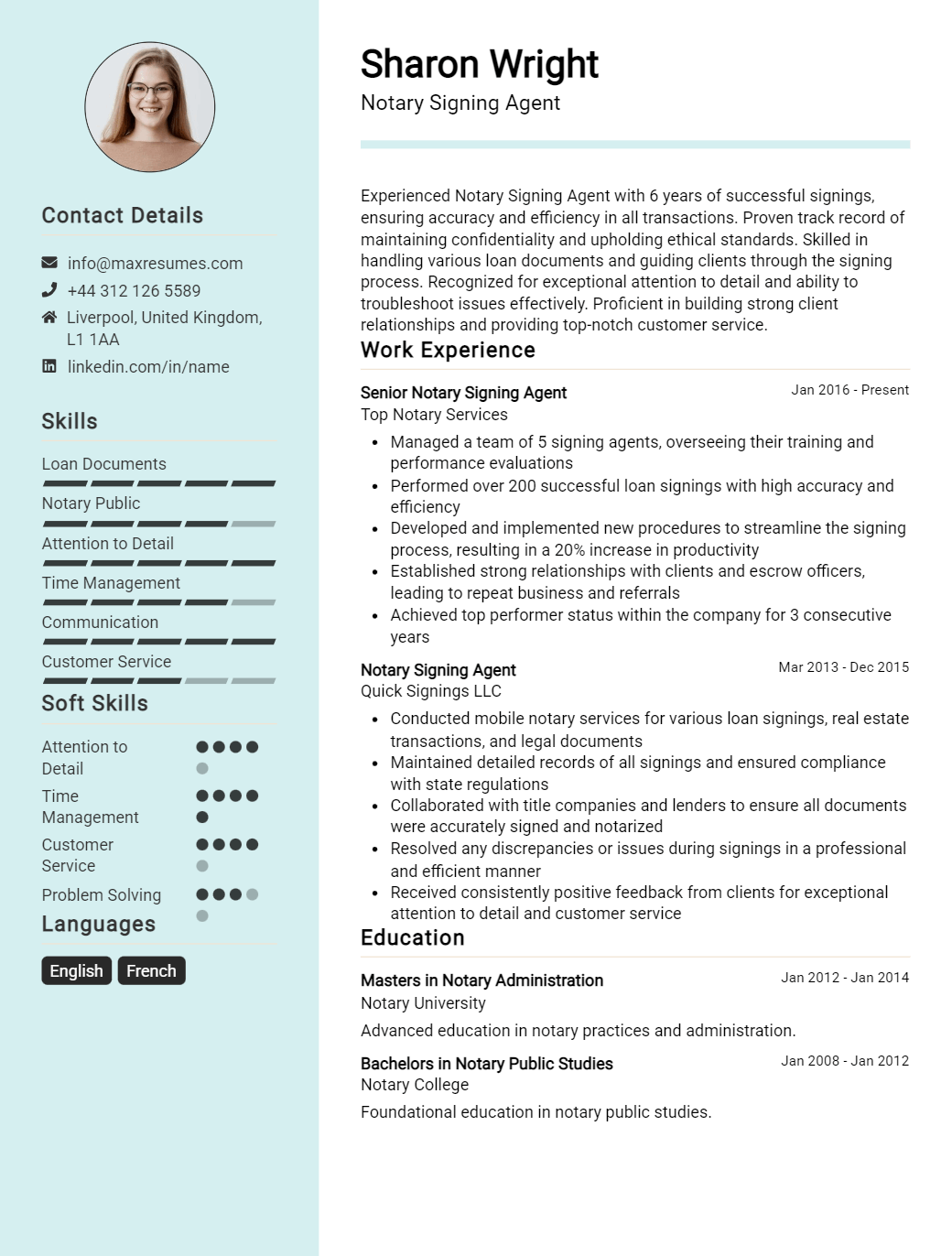 notary-signing-agent-resume-sample