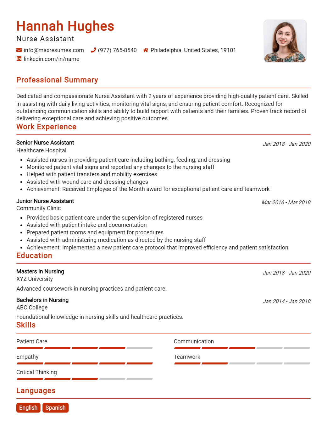 nurse-assistant-resume-sample