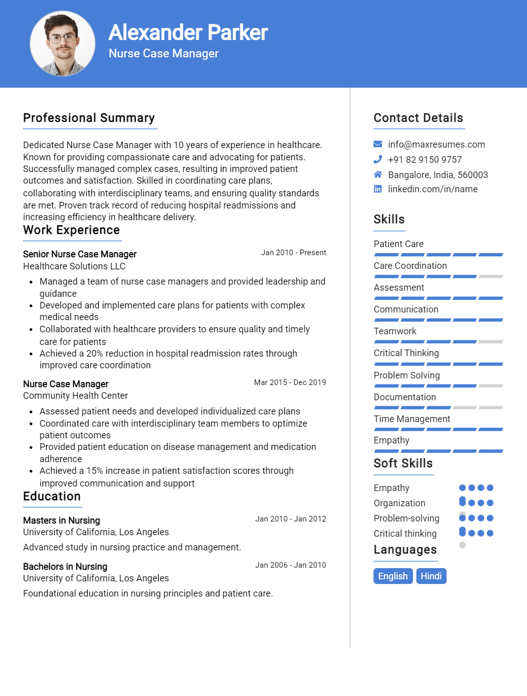 nurse-case-manager-resume-sample