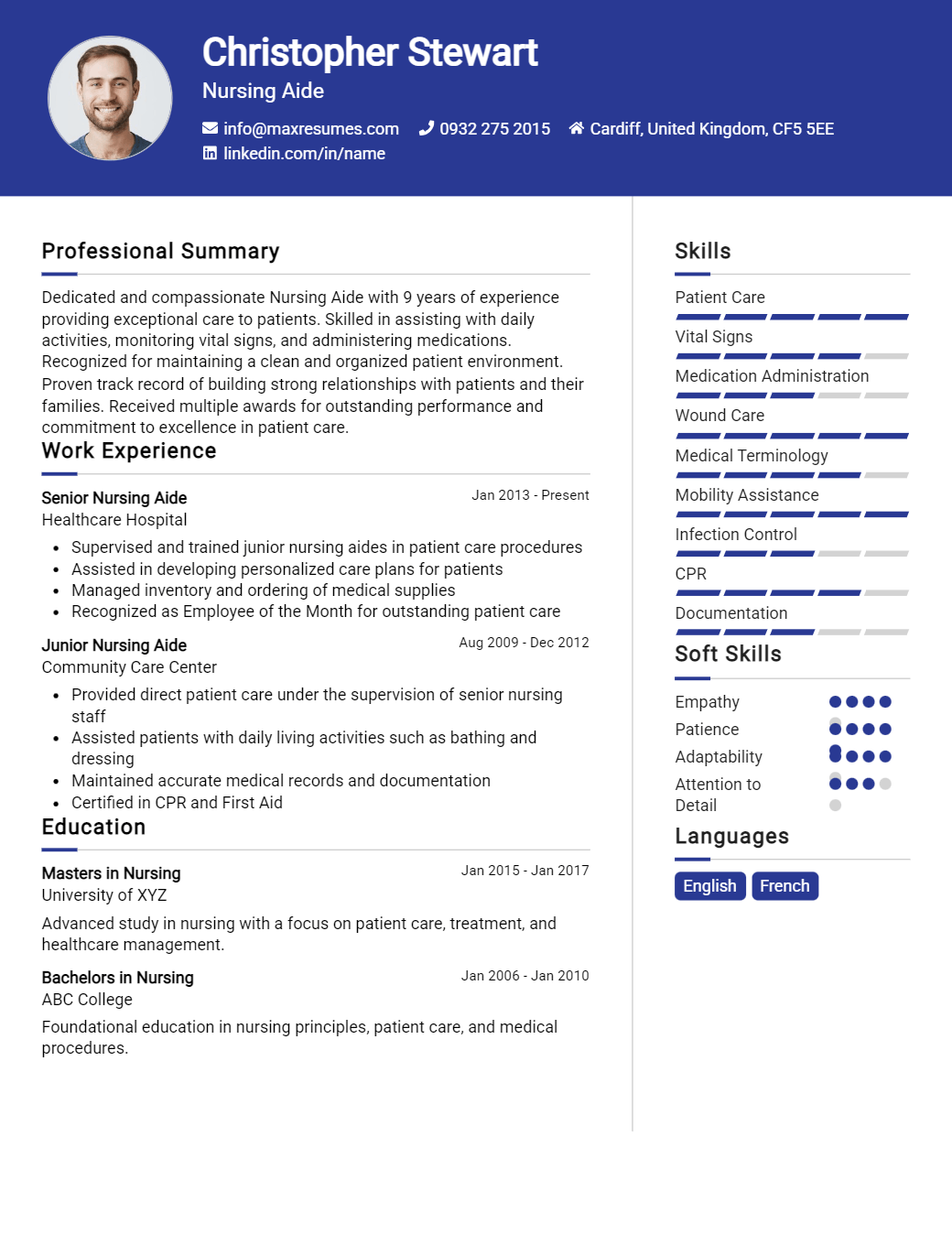 aide-resume-sample