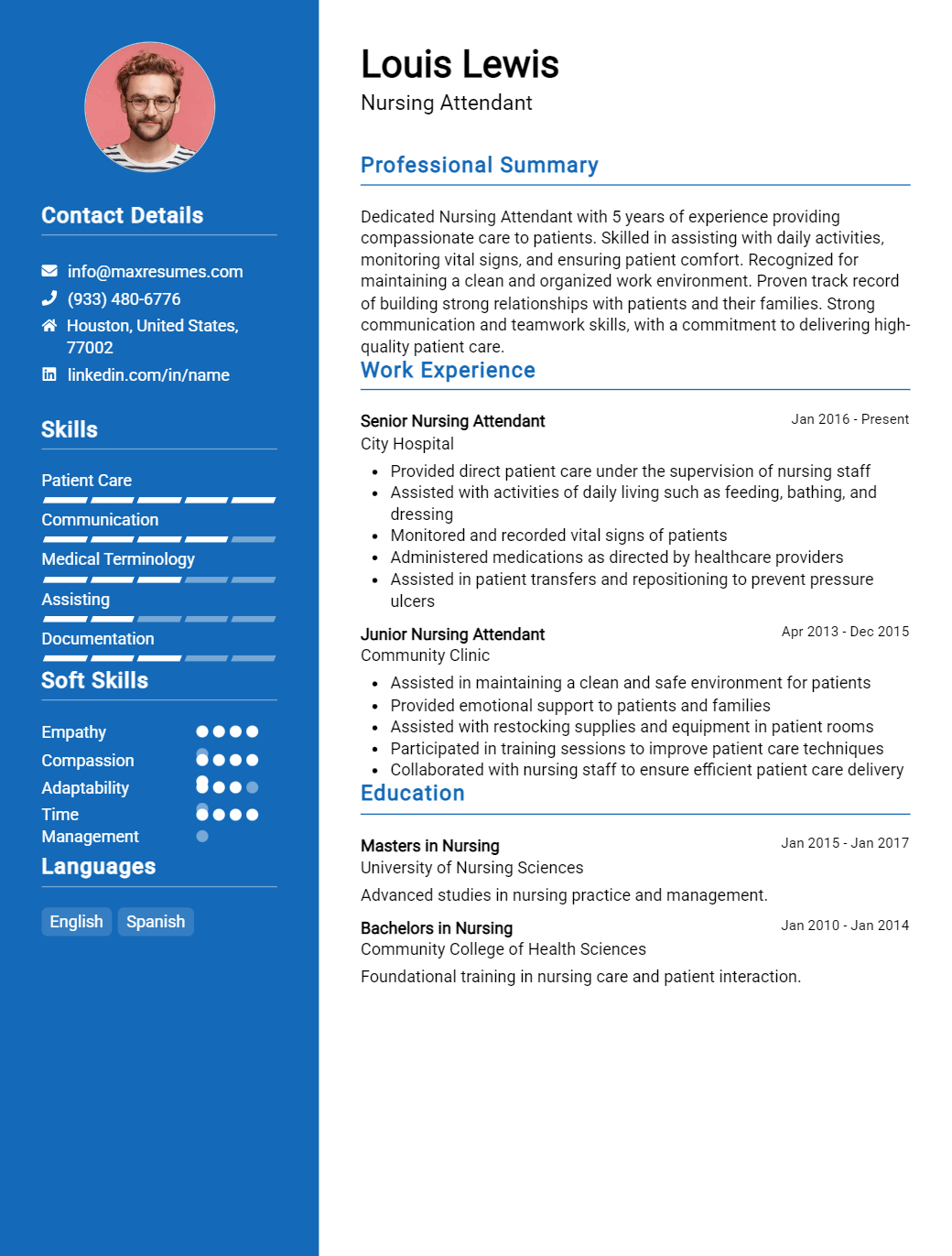attendant-resume-sample