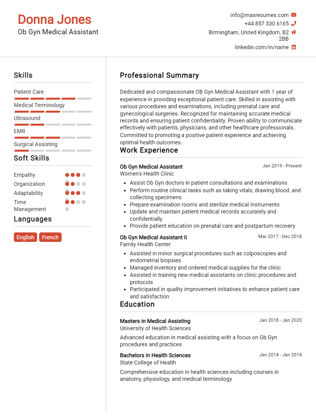 ob-gyn-medical-assistant-resume-sample