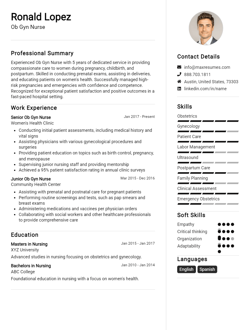 ob-gyn-nurse-resume-sample