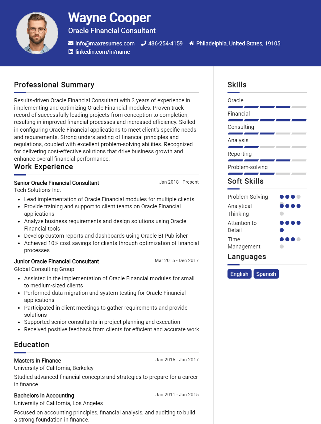 oracle-financial-consultant-resume-sample