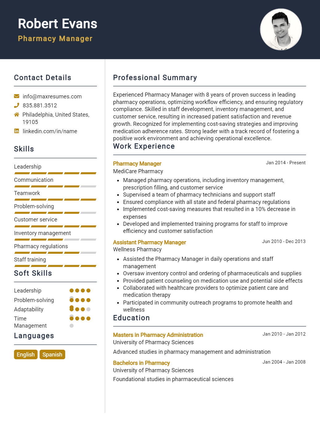 pharmacy-manager-resume-sample
