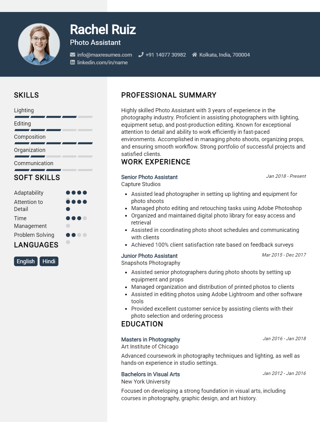 photo-assistant-resume-sample