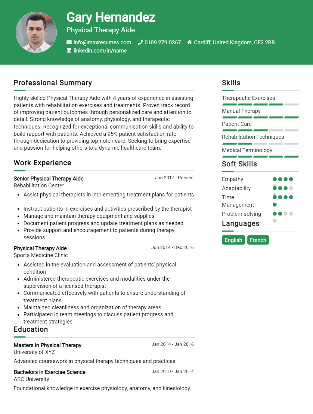 aide-resume-sample