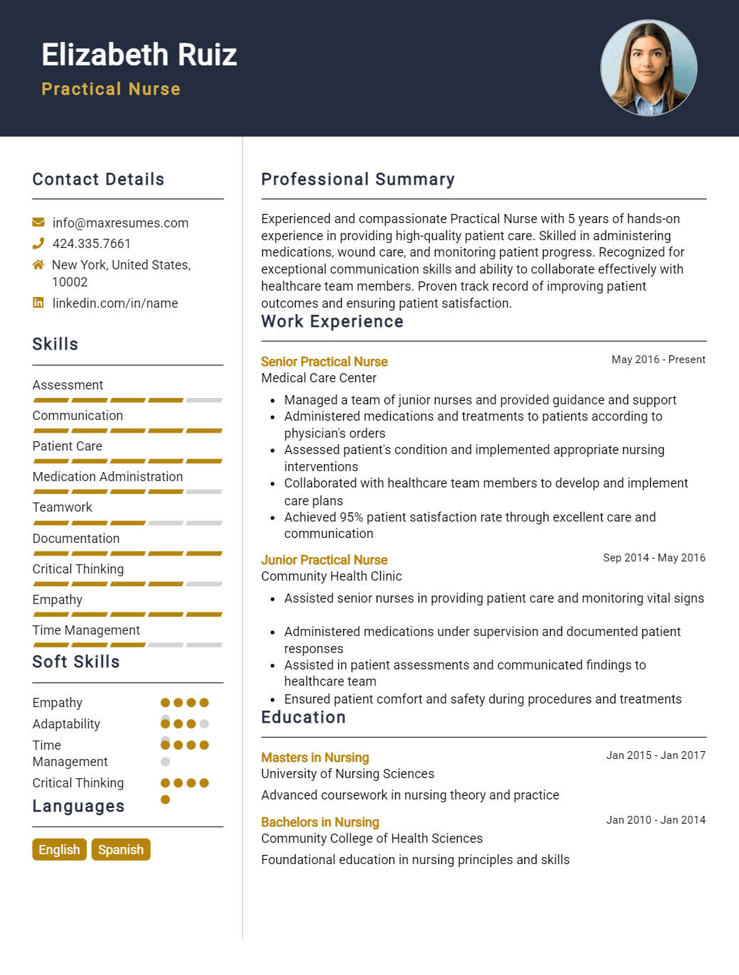 practical-nurse-resume-sample