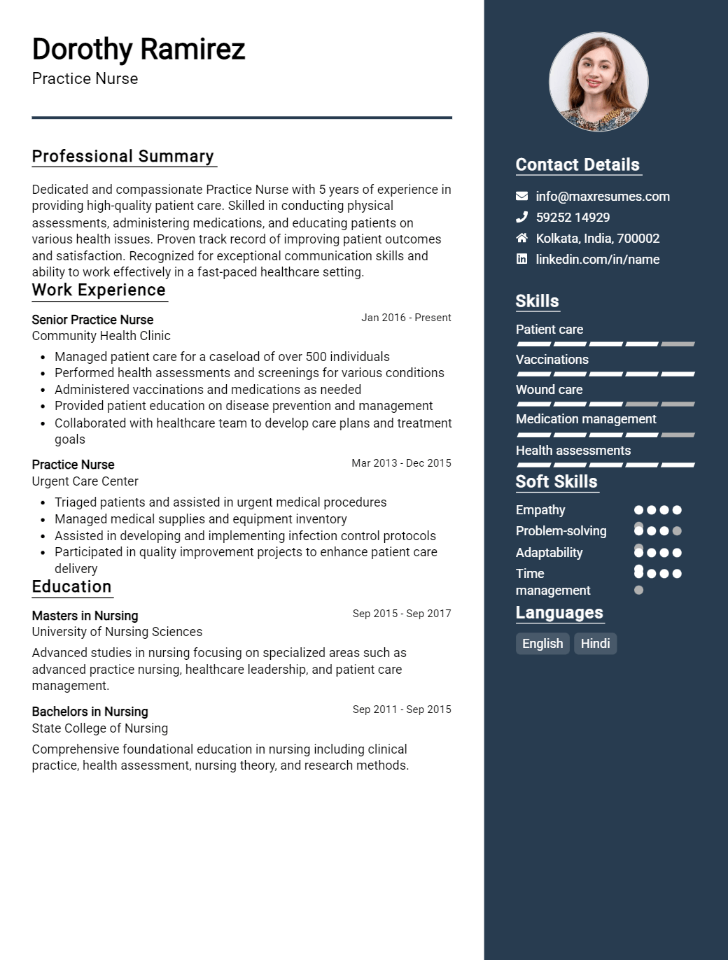 practice-nurse-resume-sample