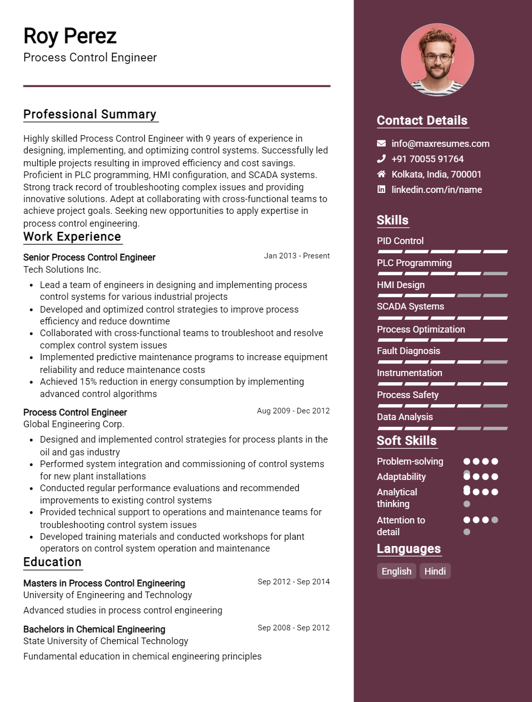 process-control-engineer-resume-sample