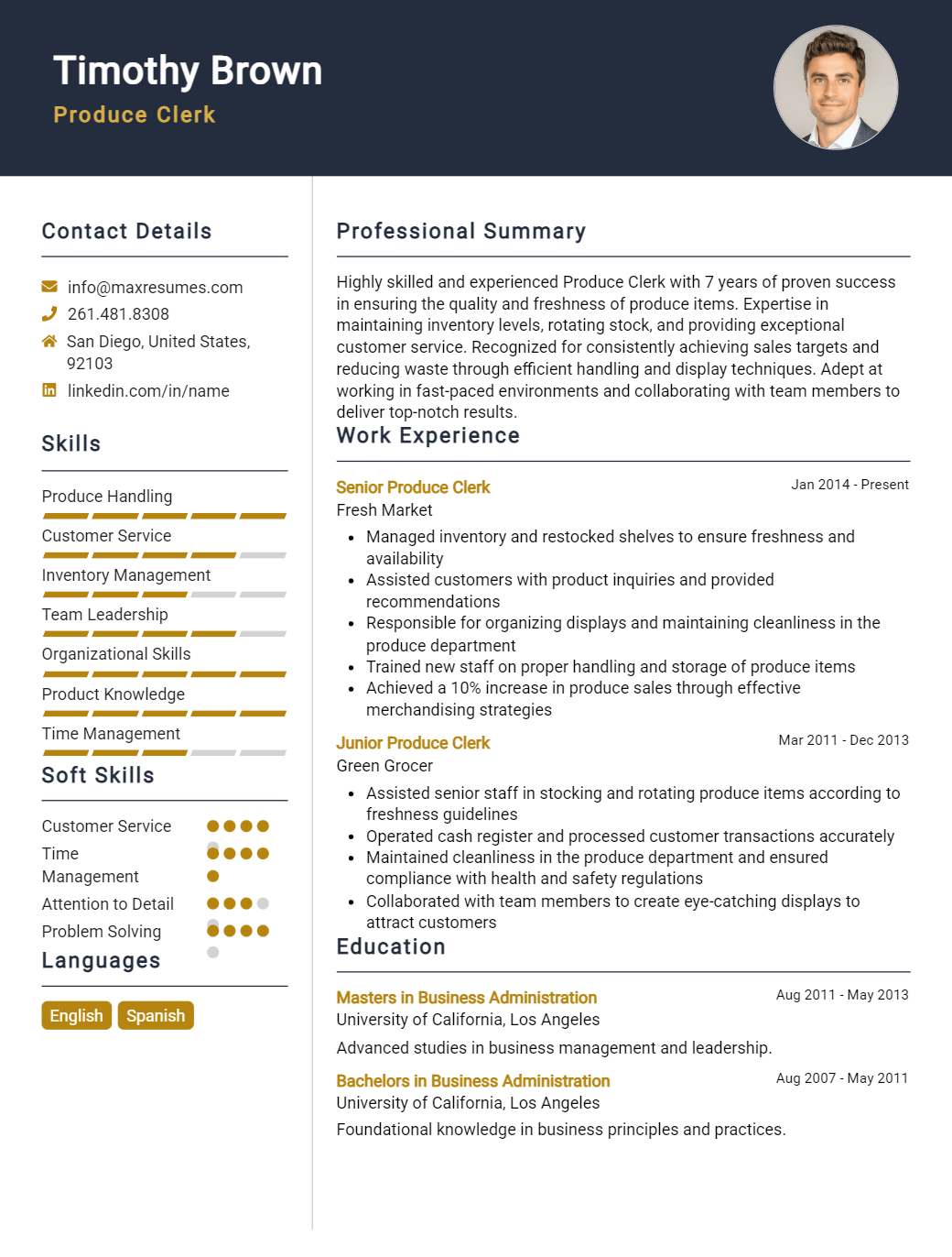 produce-clerk-resume-sample