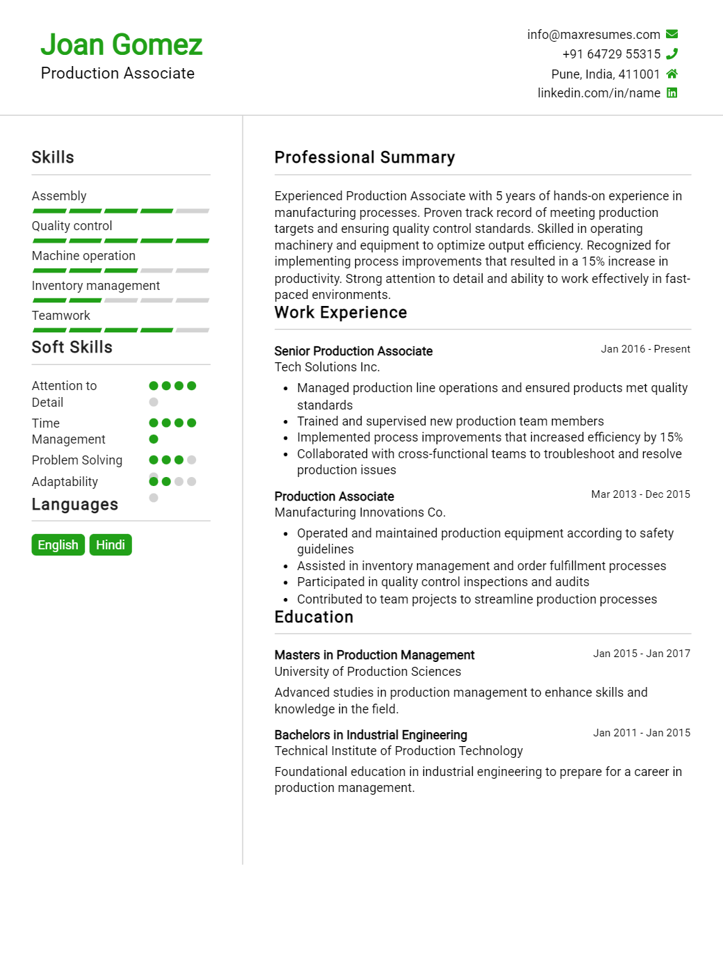 associate-resume-sample