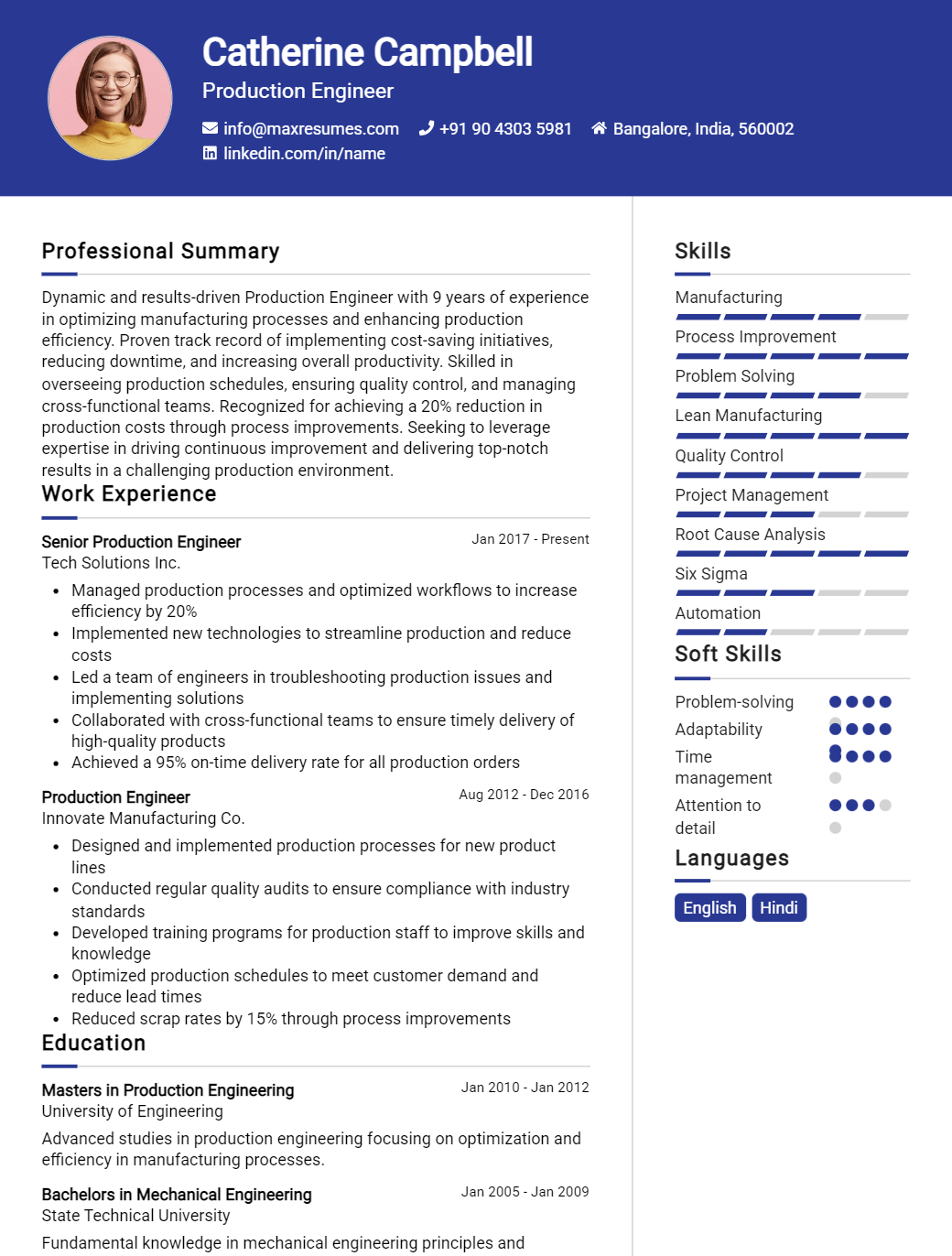 engineer-resume-sample