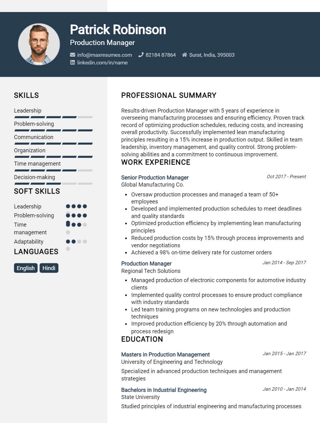 manager-resume-sample