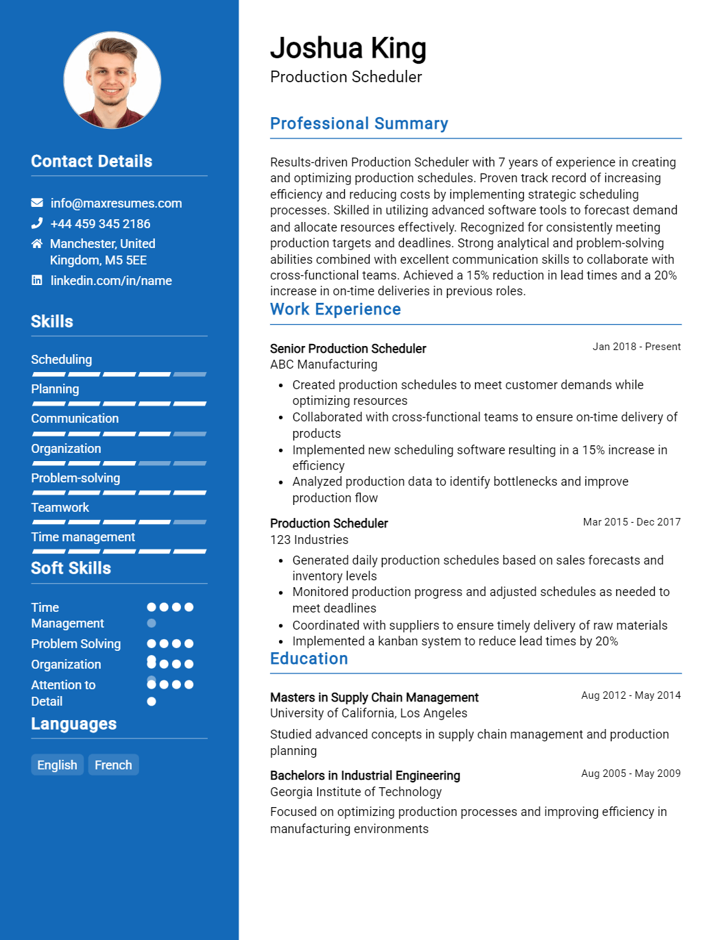 scheduler-resume-sample