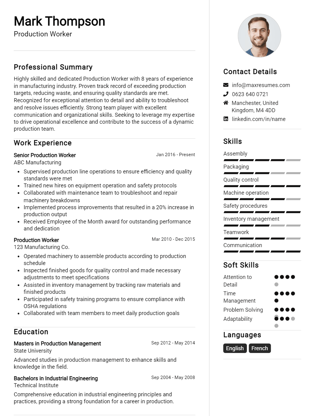 worker-resume-sample