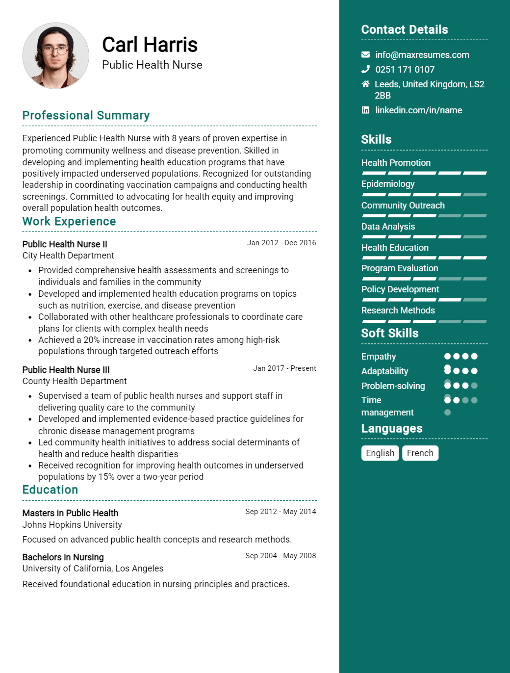 public-health-nurse-resume-sample