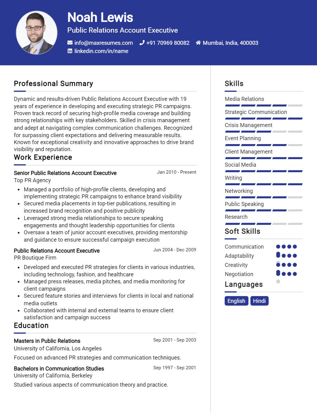 pr-account-executive-resume-sample