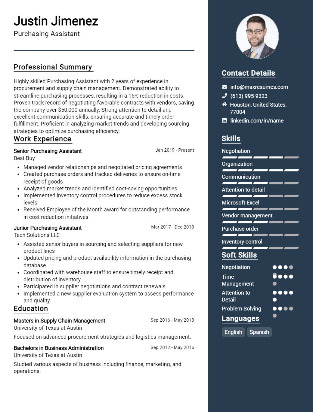 assistant-resume-sample