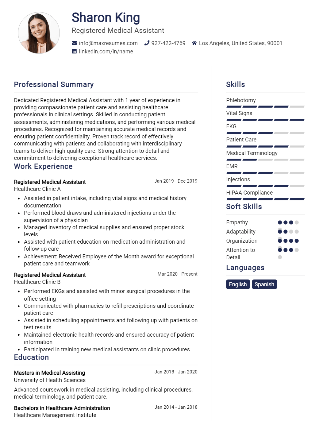 registered-medical-assistant-resume-sample