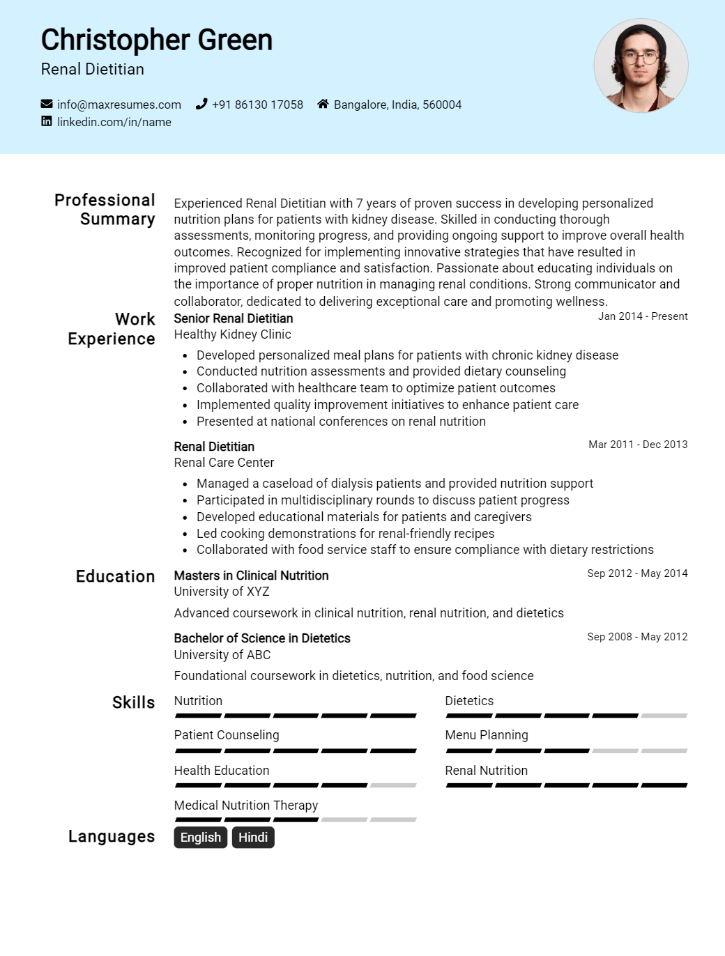 renal-dietitian-resume-sample