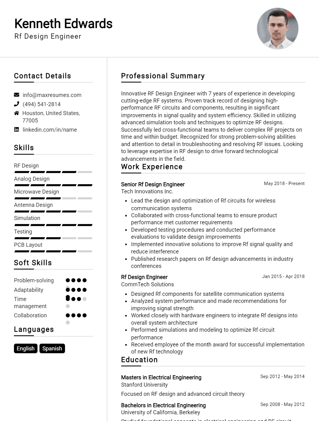 rf-design-engineer-resume-sample