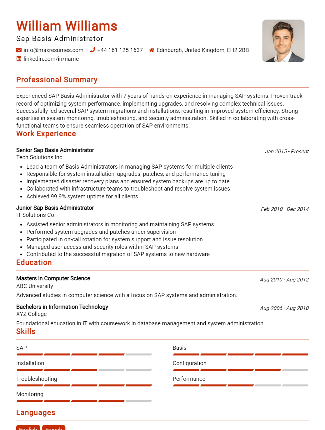 sap-basis-administrator-resume-sample