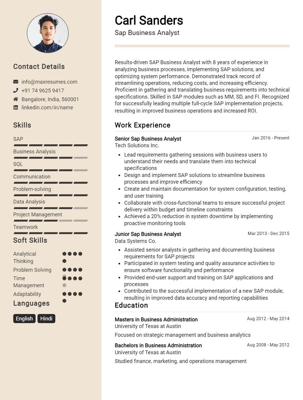 sap-business-analyst-resume-sample