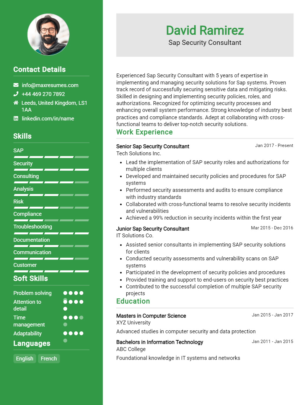 sap-security-consultant-resume-sample