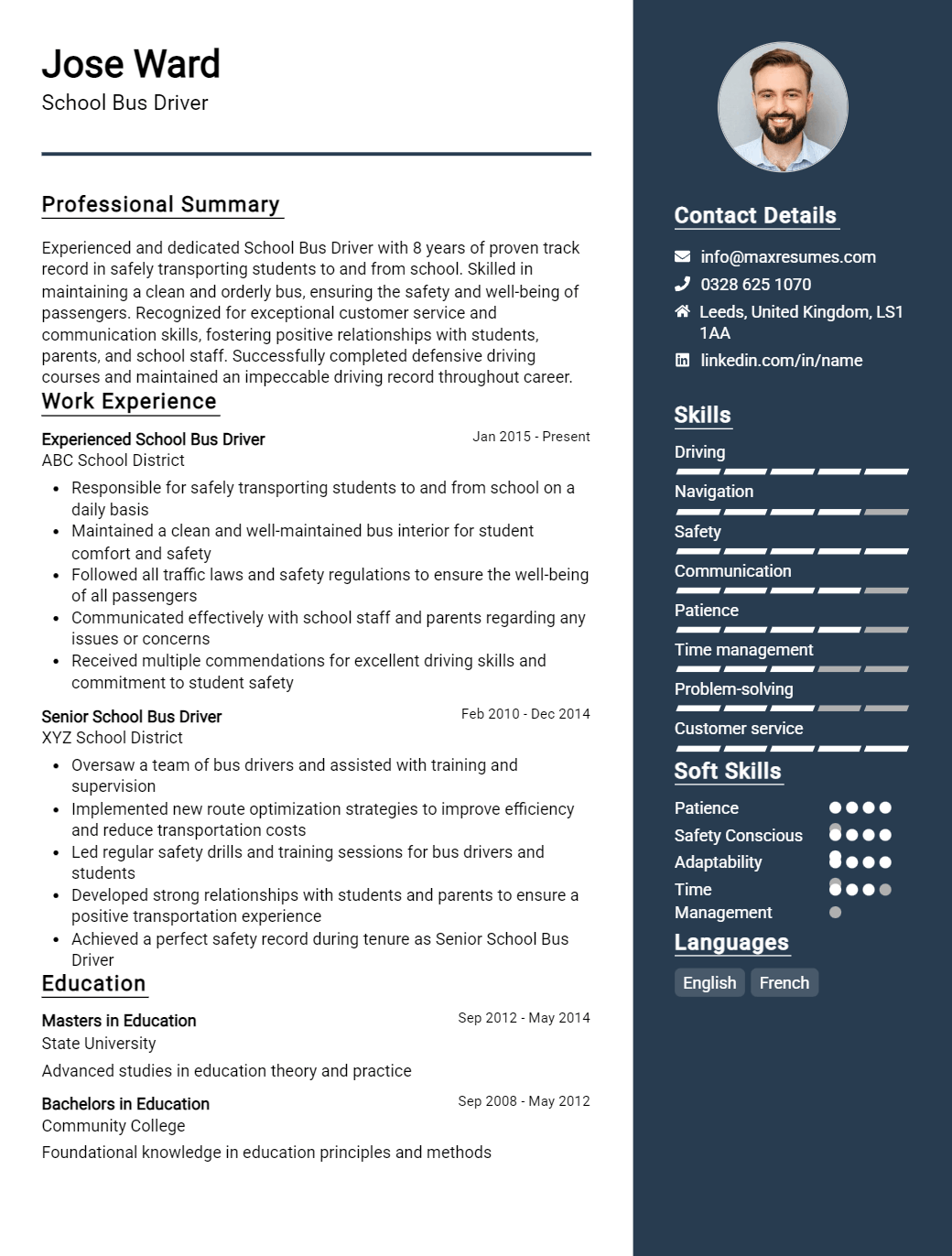 school-bus-driver-resume-sample