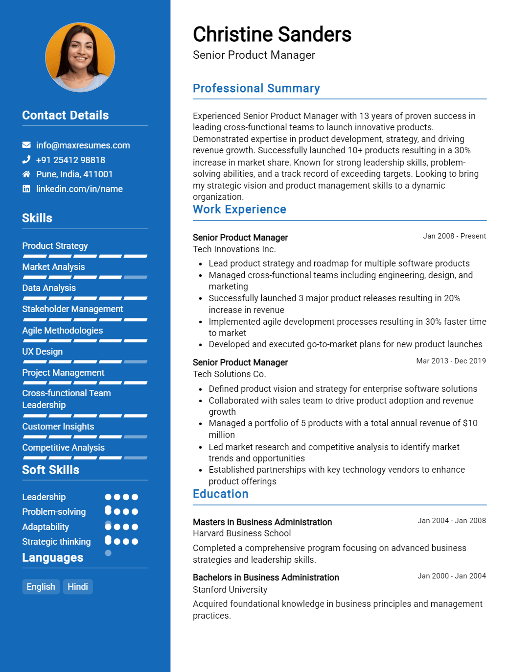 senior-product-manager-resume-sample