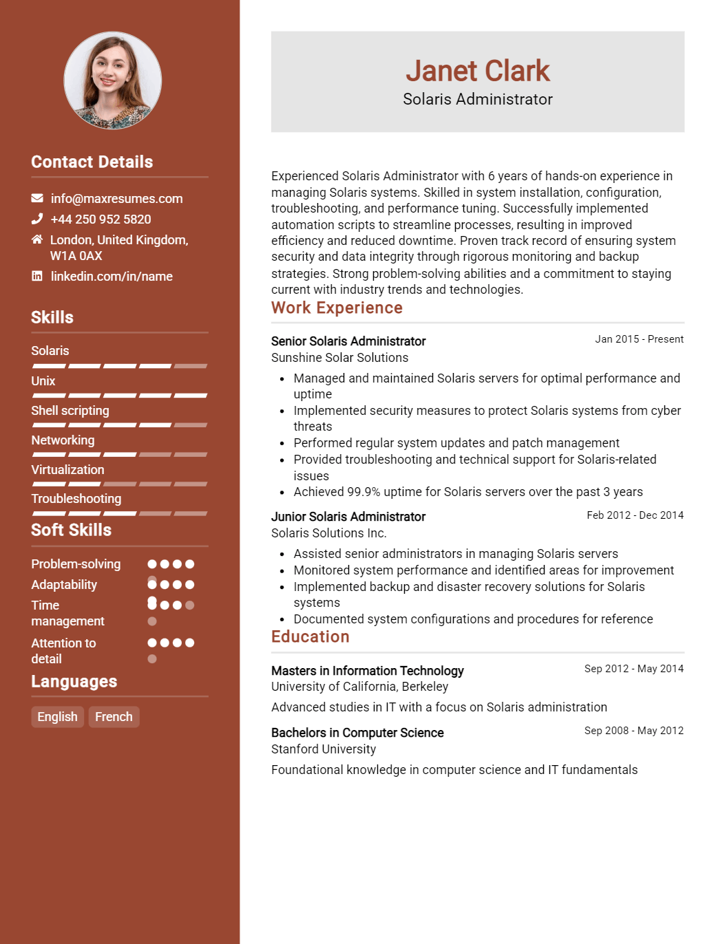solaris-administrator-resume-sample