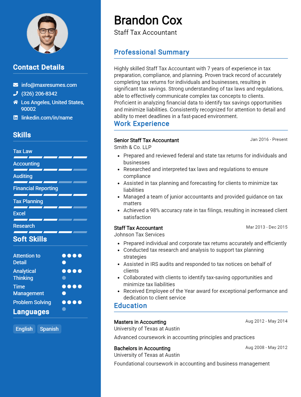 staff-tax-accountant-resume-sample
