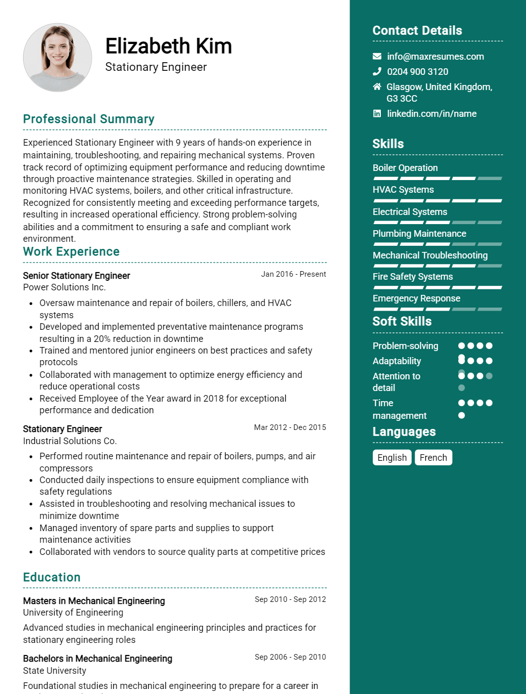 stationary-engineer-resume-sample