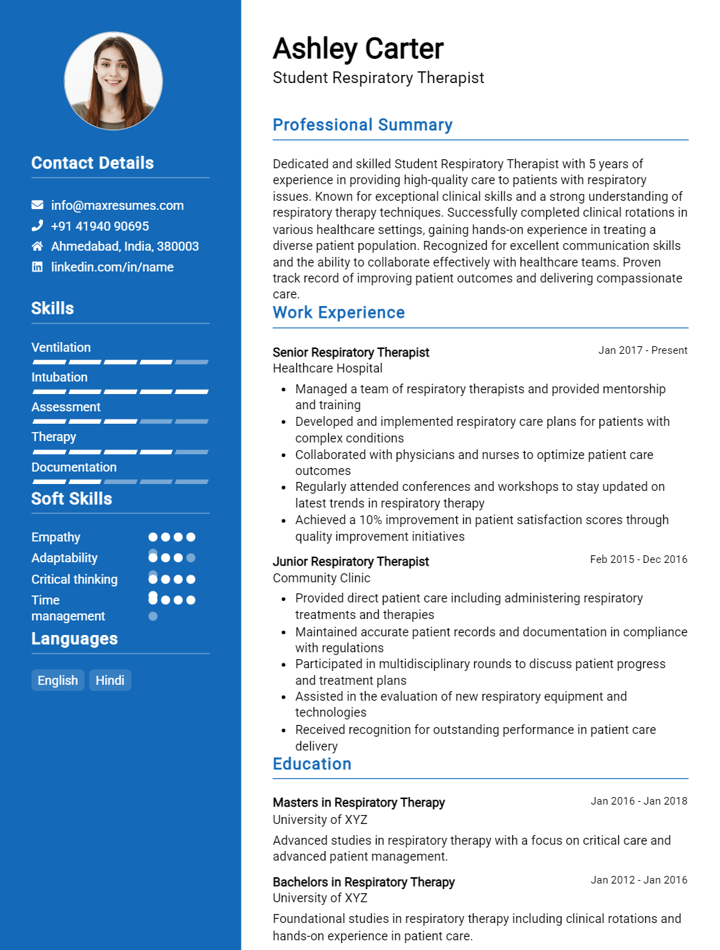 student-respiratory-therapist-resume-sample