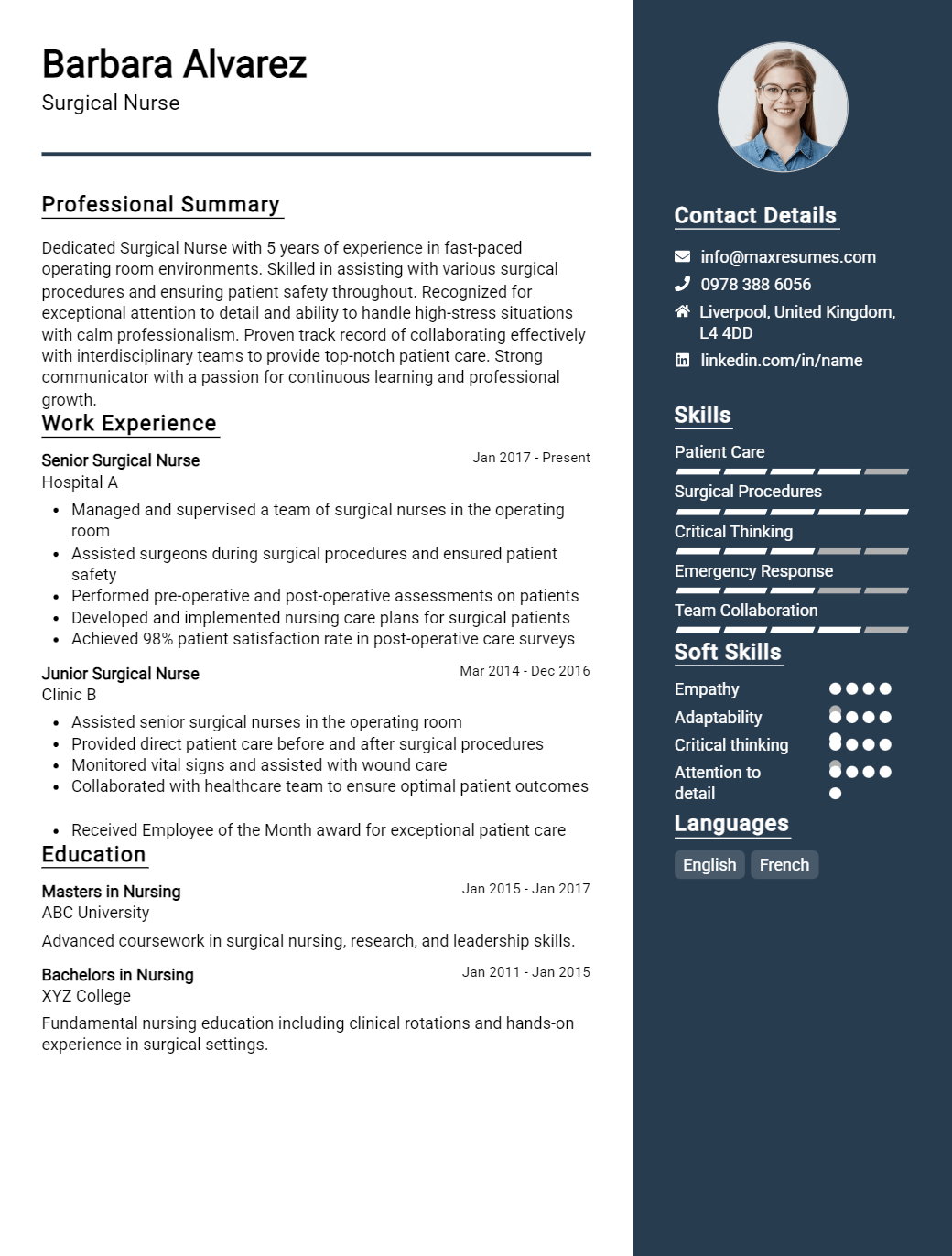 surgical-nurse-resume-sample