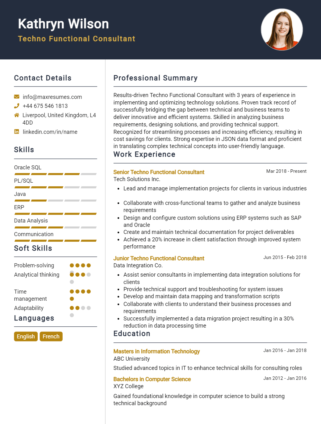 techno-functional-consultant-resume-sample