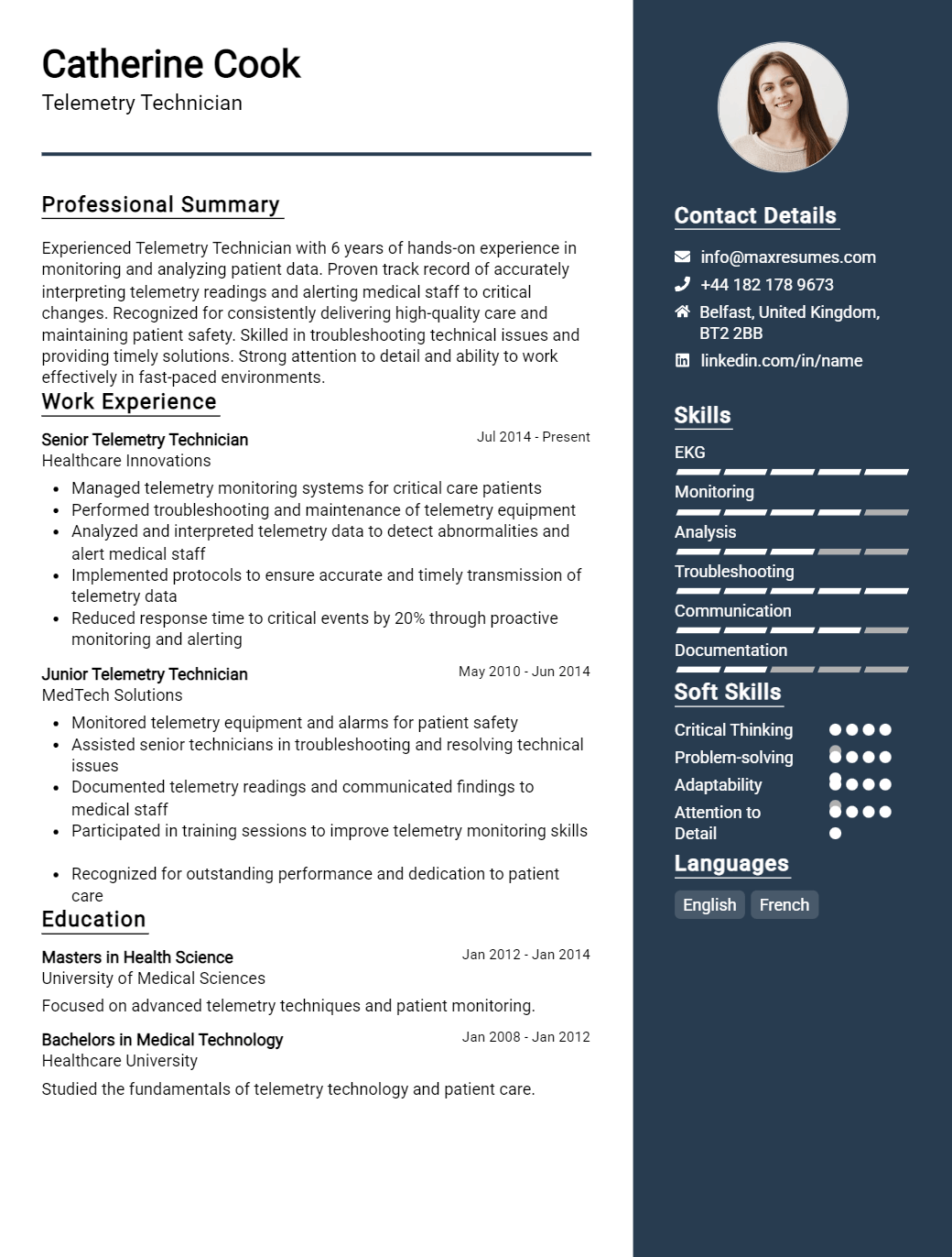 telemetry-technician-resume-sample