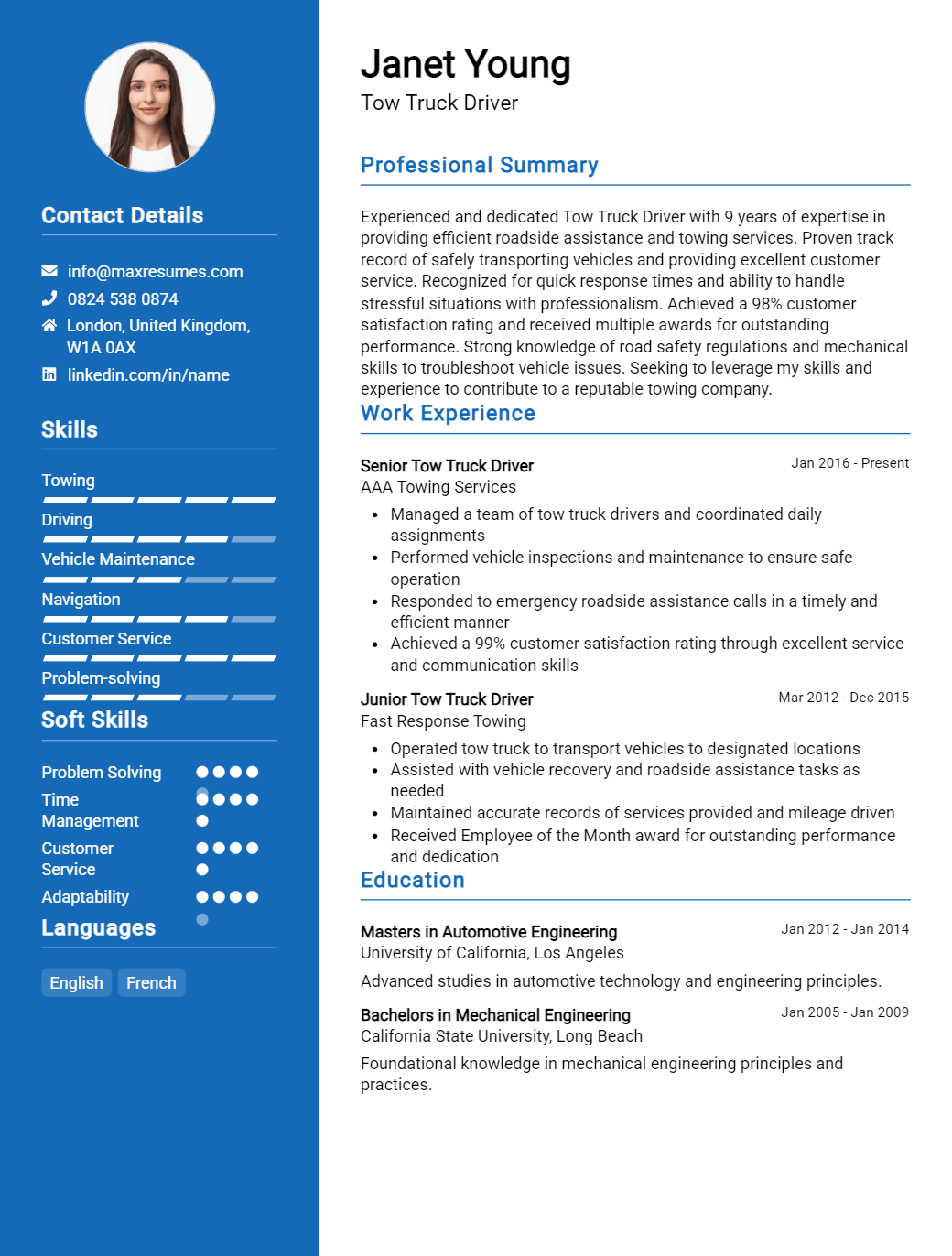 tow-truck-driver-resume-sample