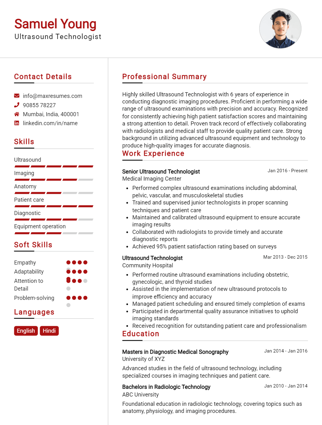 ultrasound-technologist-resume-sample