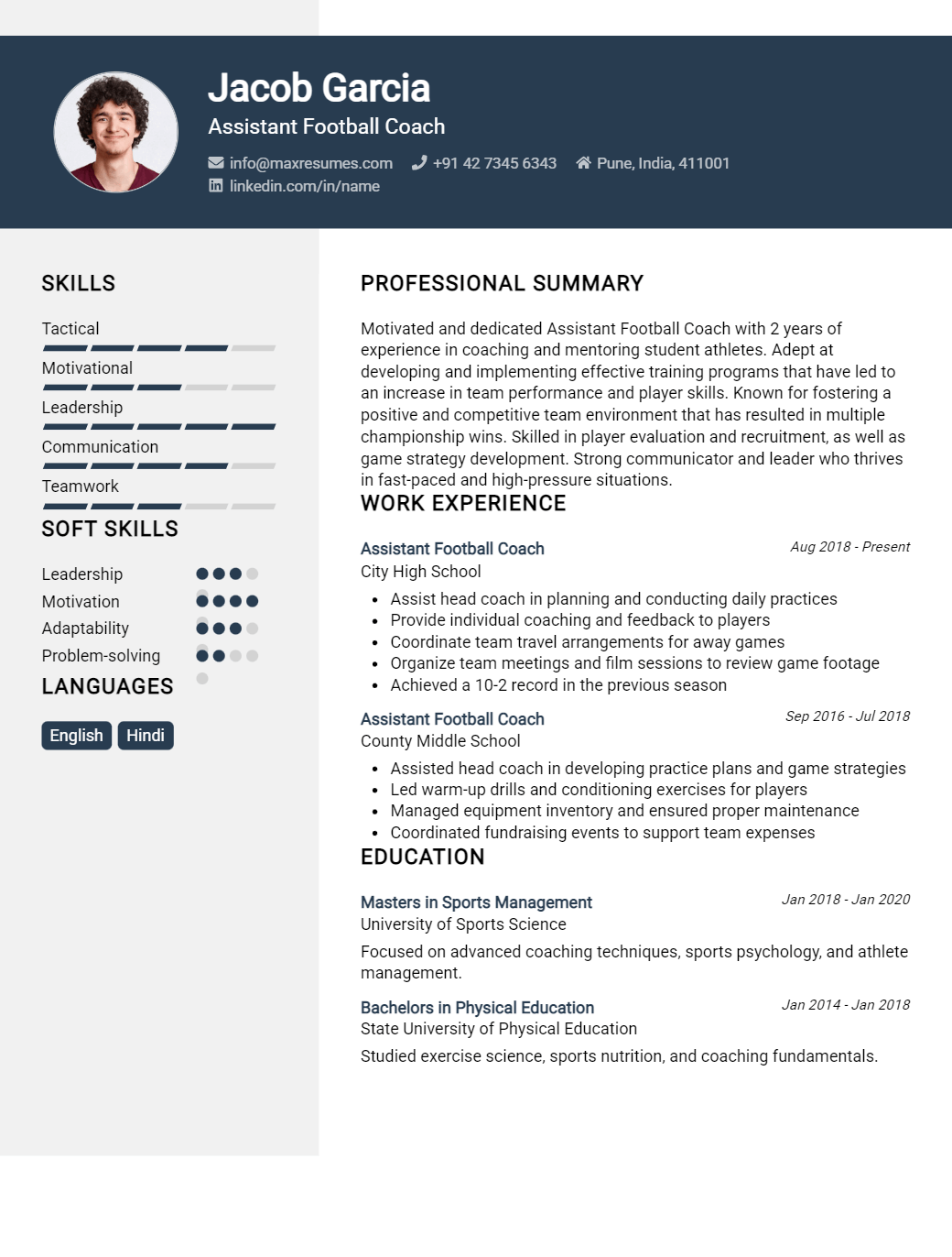 assistant-football-coach-resume-sample