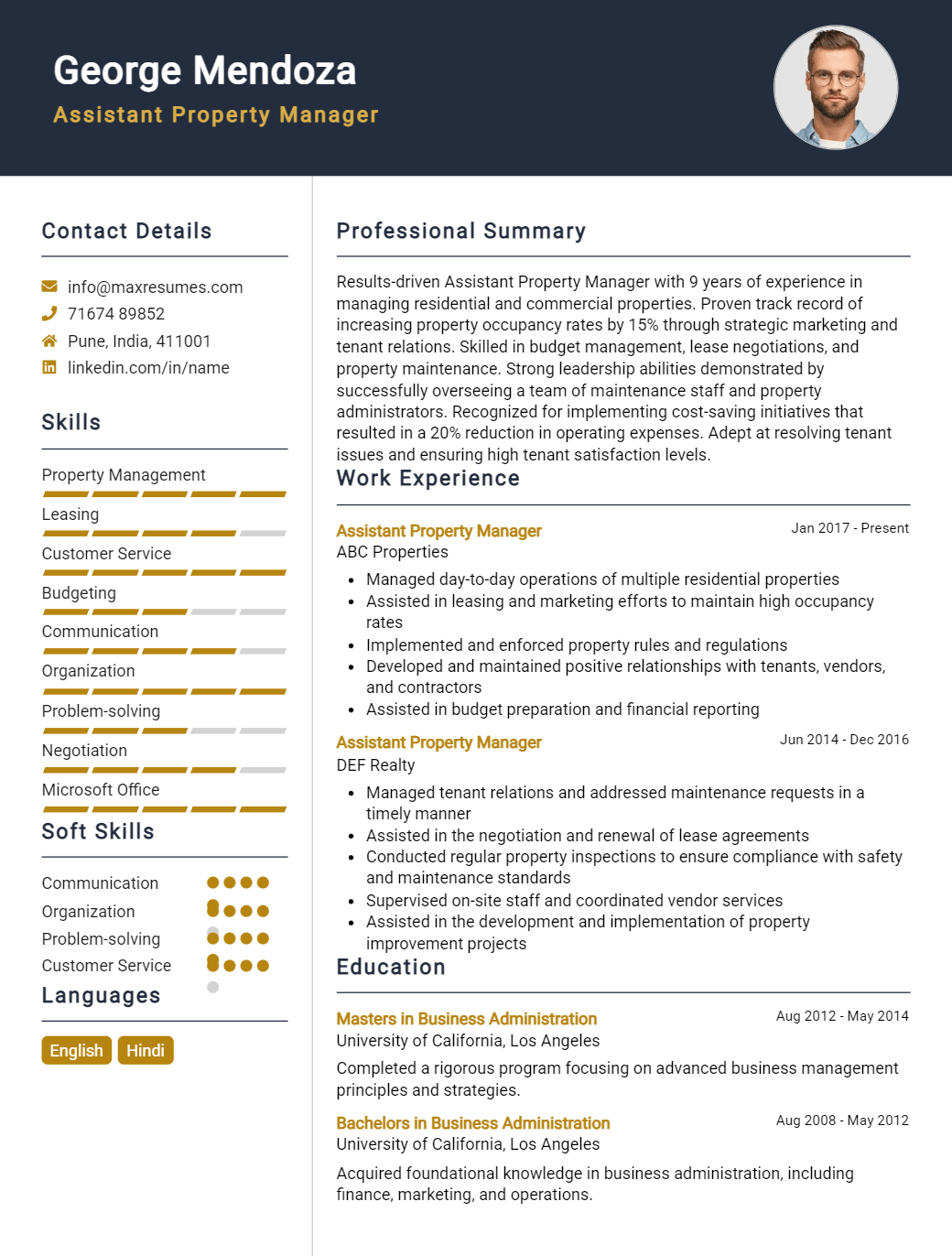 assistant-property-manager-resume-sample