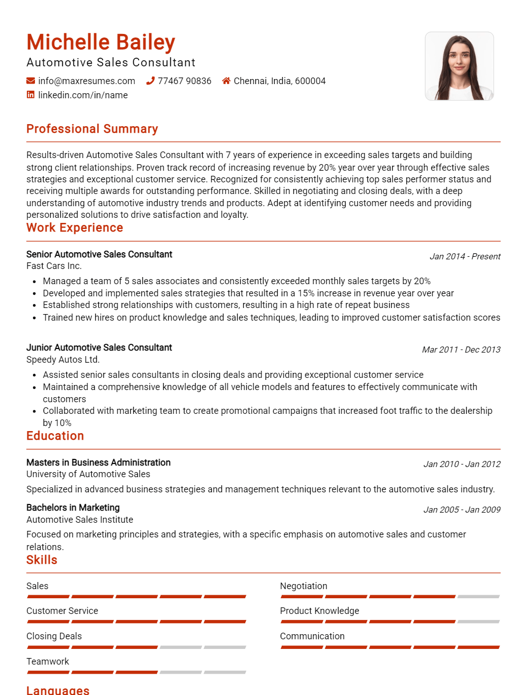 automotive-sales-consultant-resume-sample