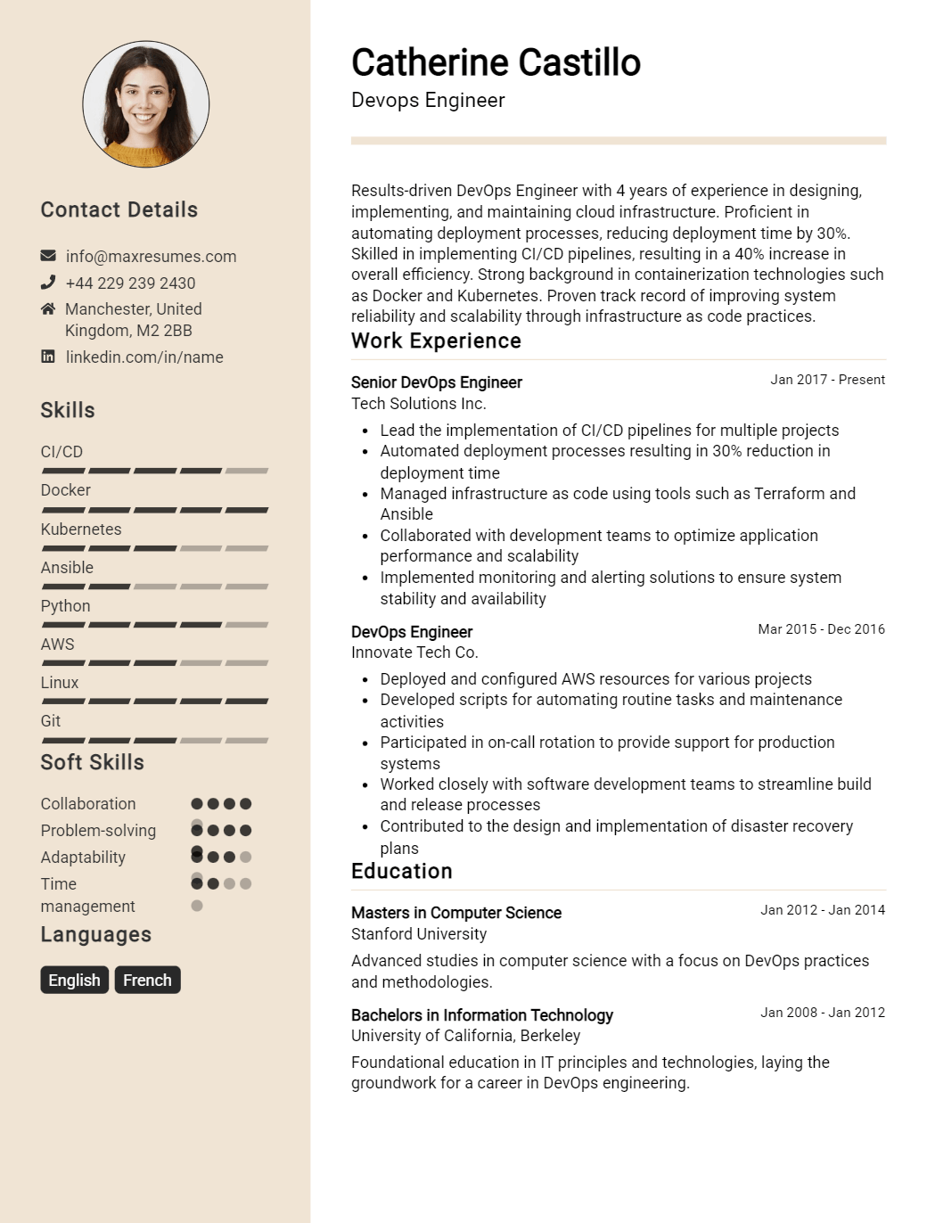 devops-engineer-resume-sample